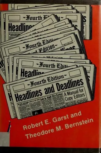 Cover of Headlines and Deadlines