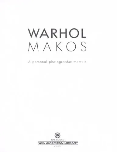 Cover of Warhol: A Personal Photographic Memoir