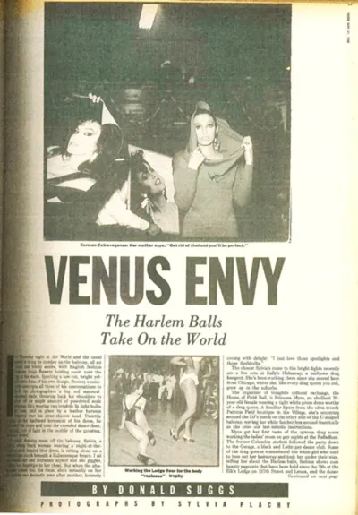 Cover of Venus Envy (Donald Suggs, Village Voice)