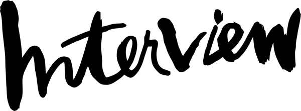 Interview magazine masthead