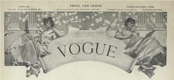 Vogue magazine masthead
